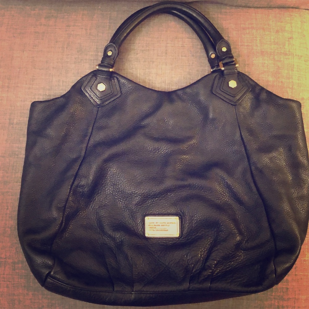 XL Black Marc by Marc Jacobs leather handbag